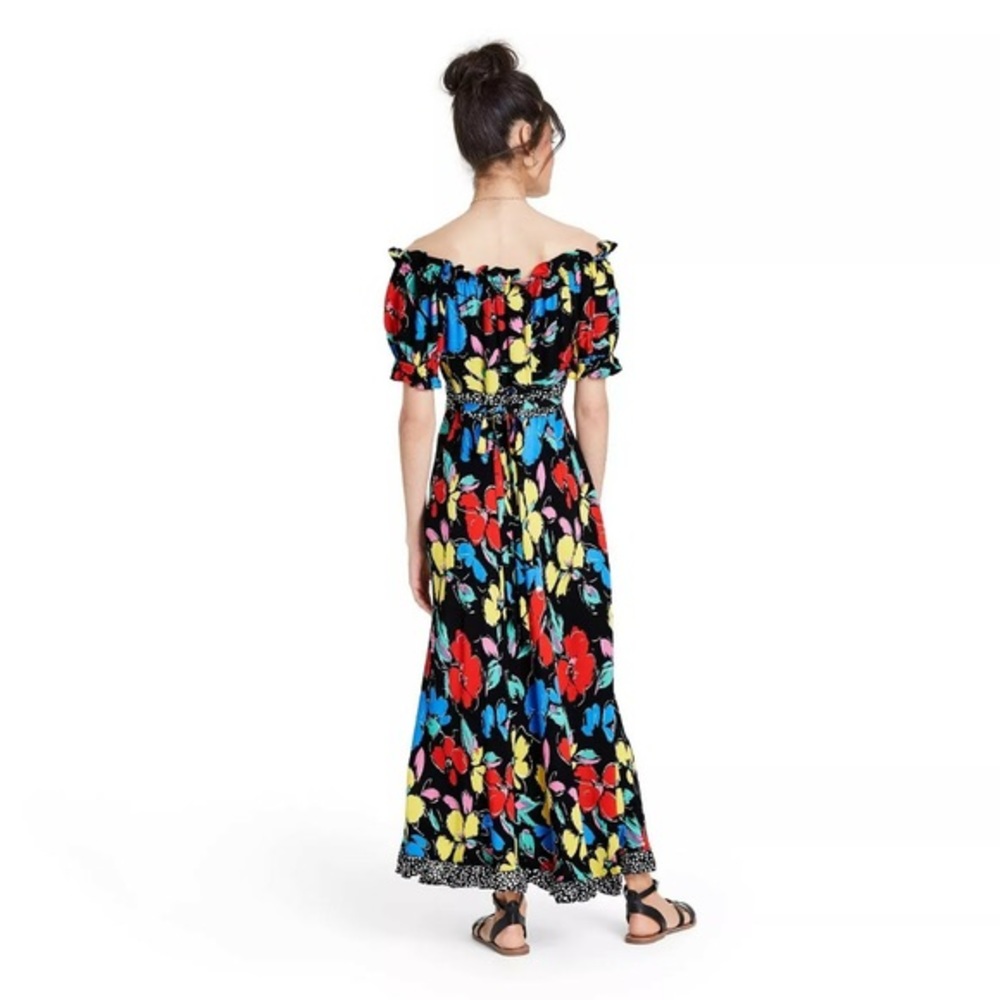 RIXO X Target black floral maxi dress - Picture 3 of 9